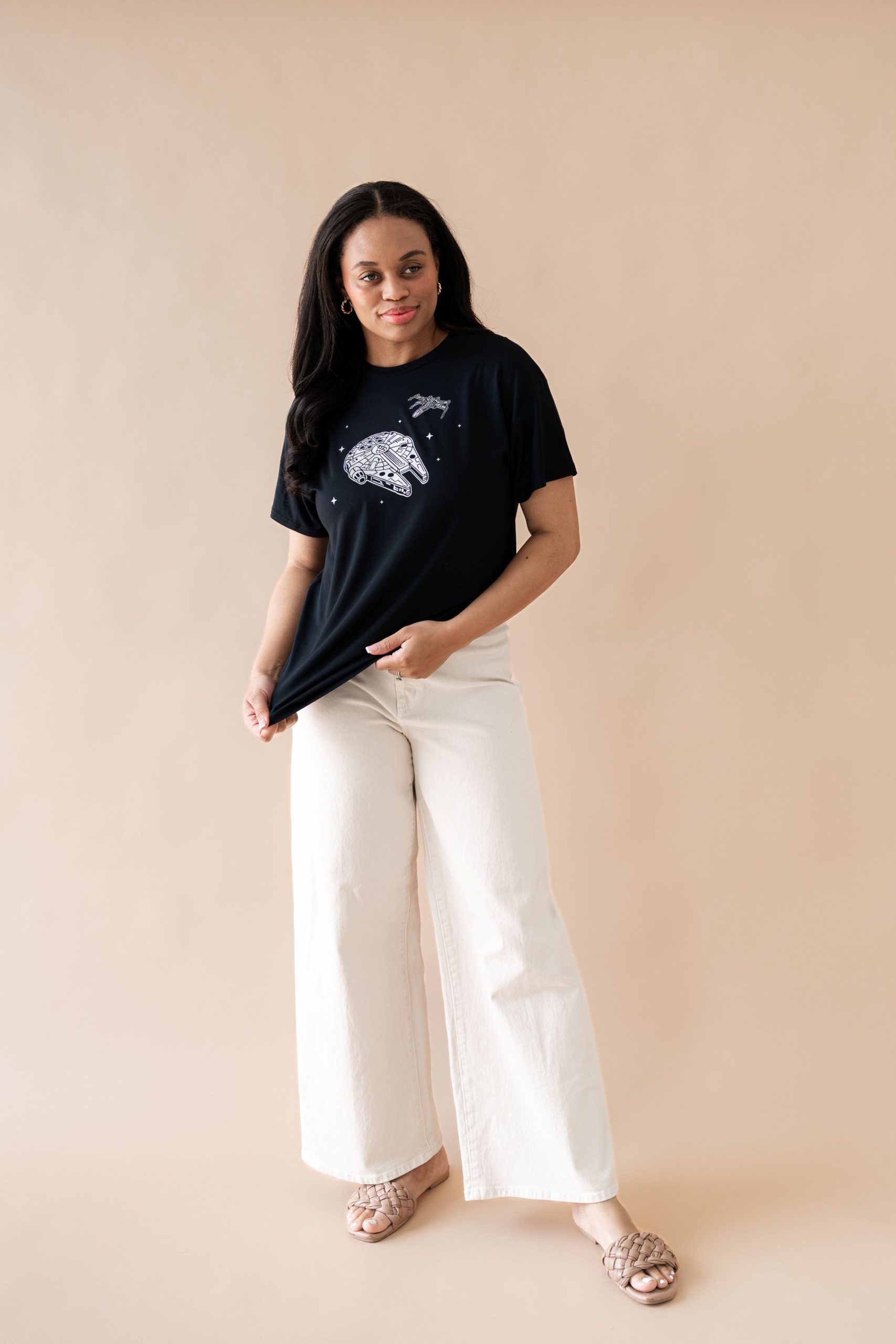 Women's Graphic Tee in Millennium Falcon - Image 2