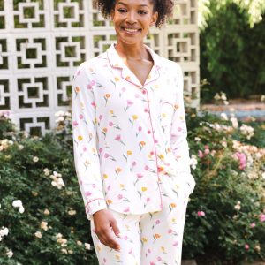 Long-Sleeved Women's Pajama Set in Tulip