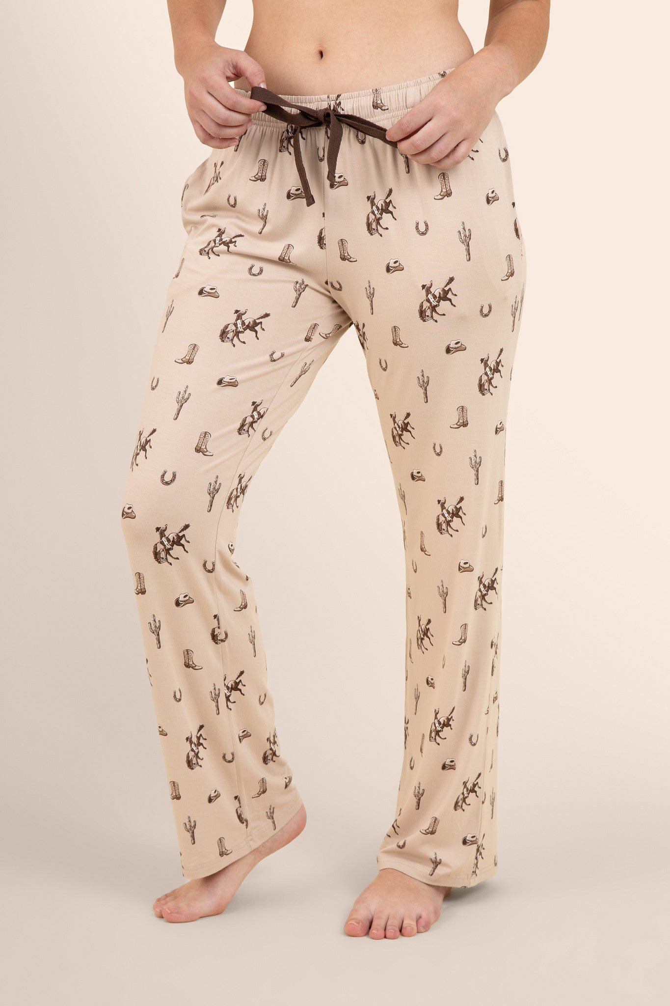 Women's Lounge Pants in Classic Cowboy - Image 2