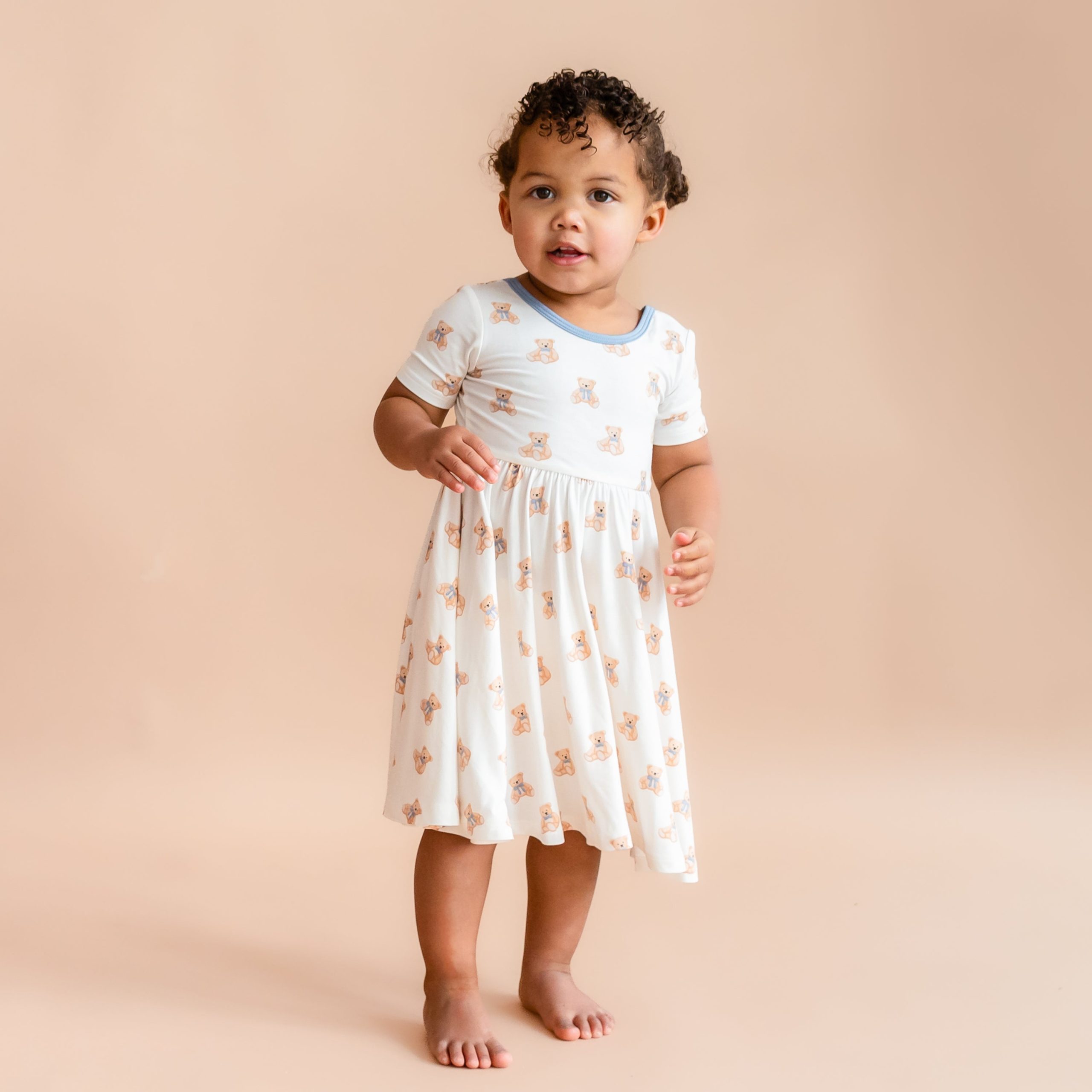 Twirl Dress in Teddy Bear - Image 4