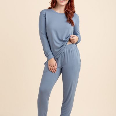 Women's Jogger Pajama Set in Slate