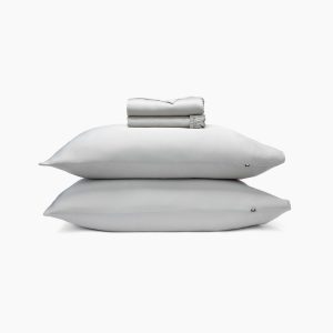 Bamboo Sateen Sheet Set in Dove Gray