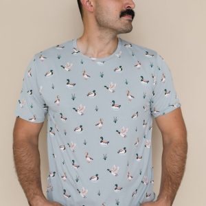 Men's Crew Neck Tee in Mallard Duck