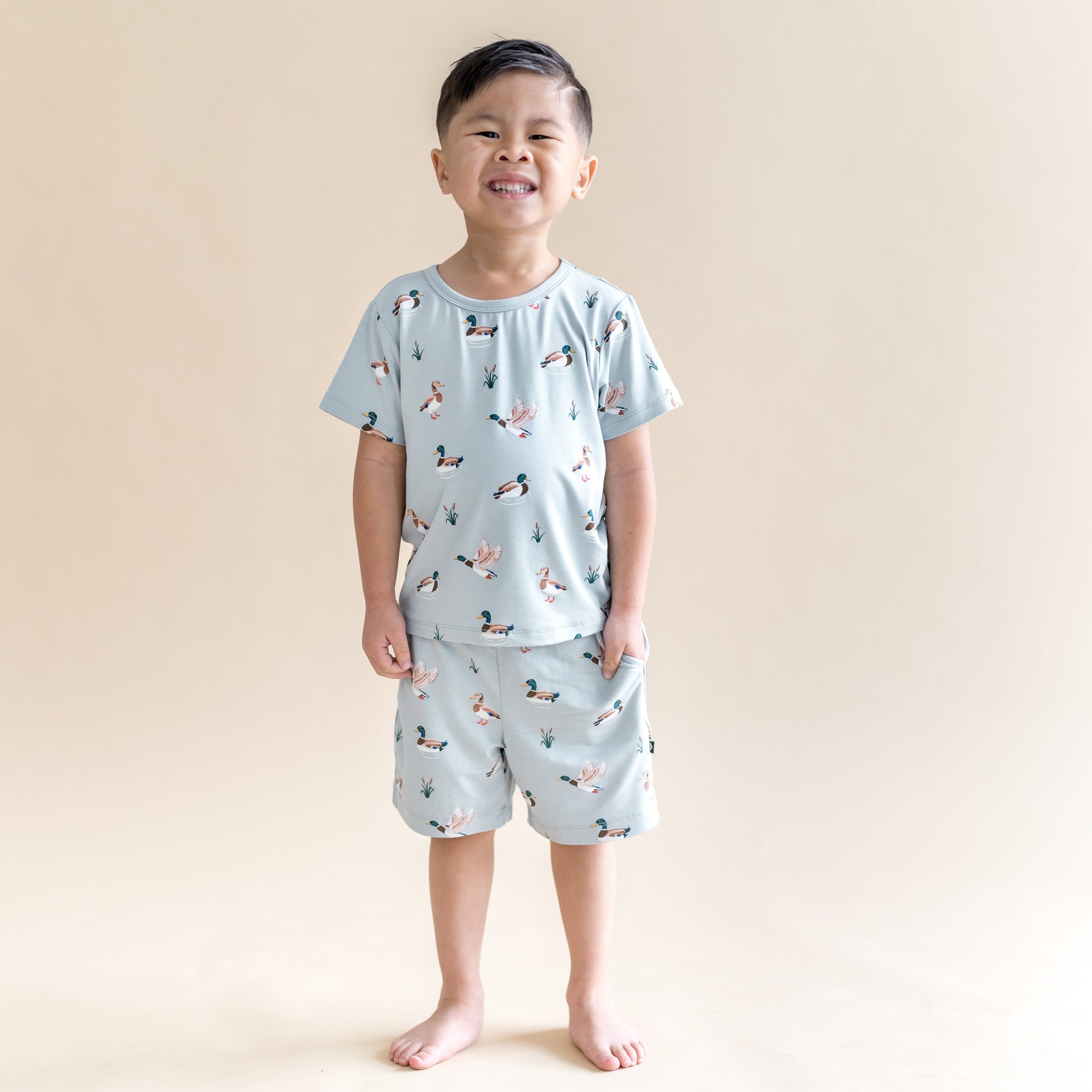 Drawstring Short in Mallard Duck - Image 5