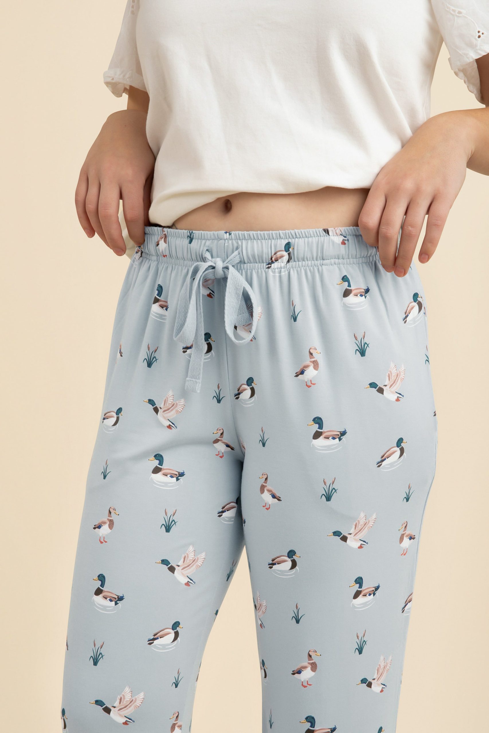 Women's Lounge Pants in Mallard Duck - Image 2