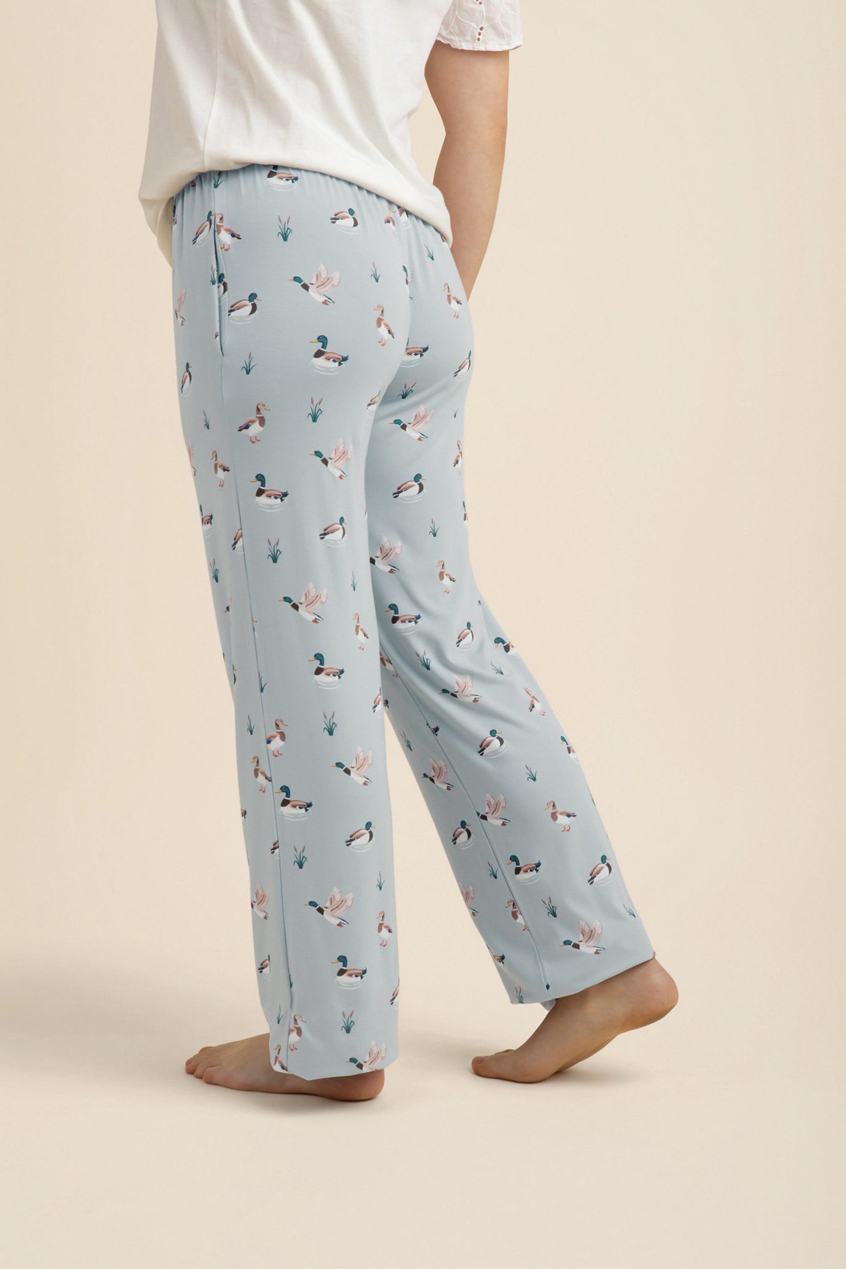 Women's Lounge Pants in Mallard Duck - Image 3