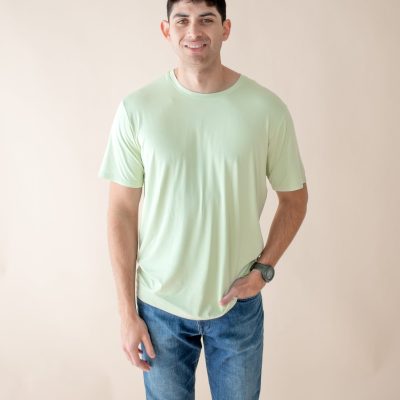 Men's Crew Neck Tee in Basil