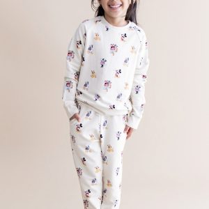 Long Sleeve Jogger Set in Mickey Mouse and Friends