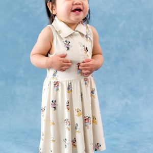 Polo Bodysuit Dress in Mickey Mouse and Friends