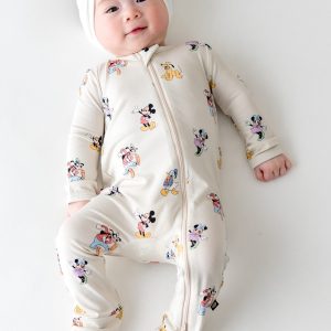 Zippered Romper in Mickey Mouse and Friends