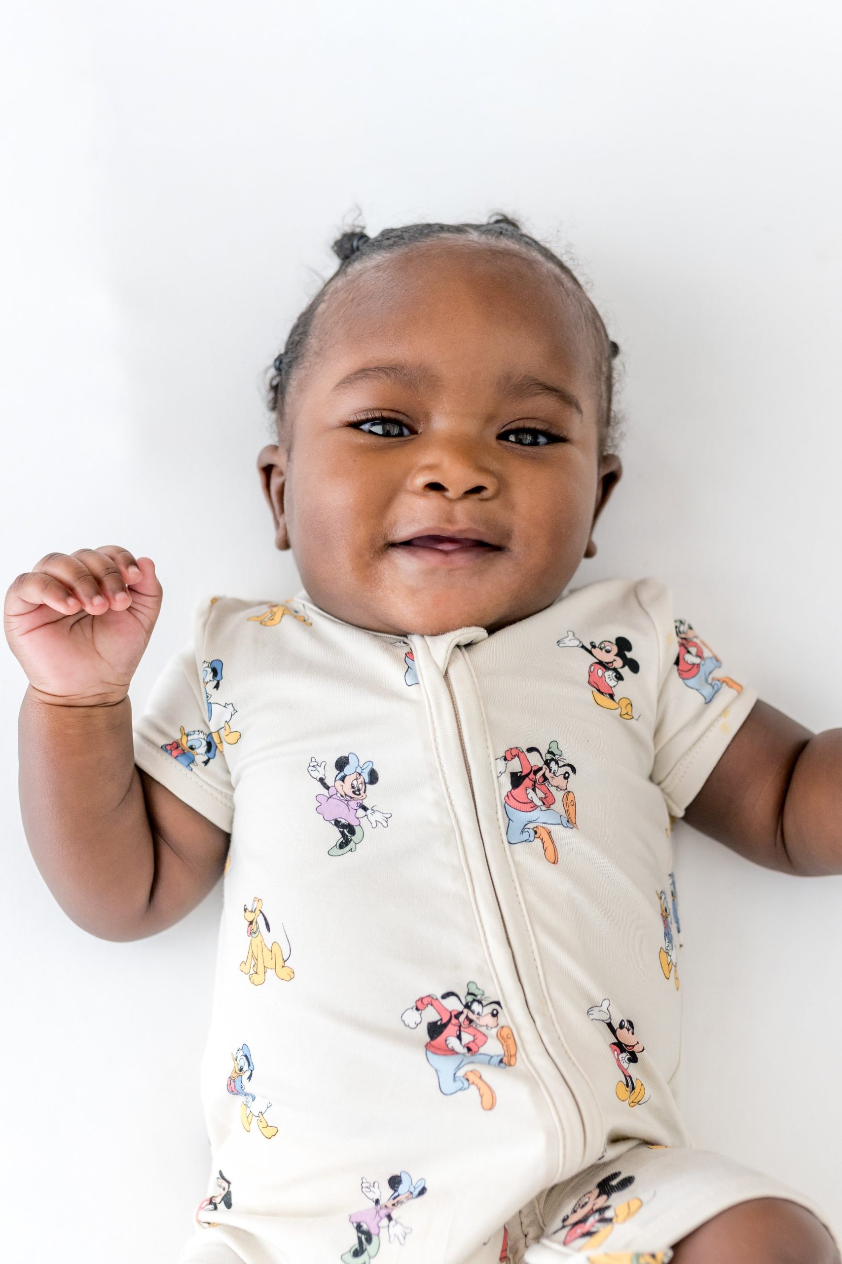 Zipper Shortall Romper in Mickey Mouse and Friends - Image 3