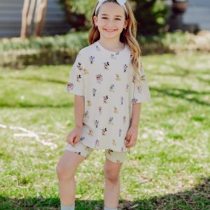 Toddler Biker Short Set in Mickey Mouse and Friends