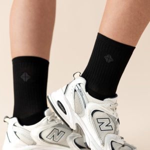 Adult Crew Socks in Midnight
