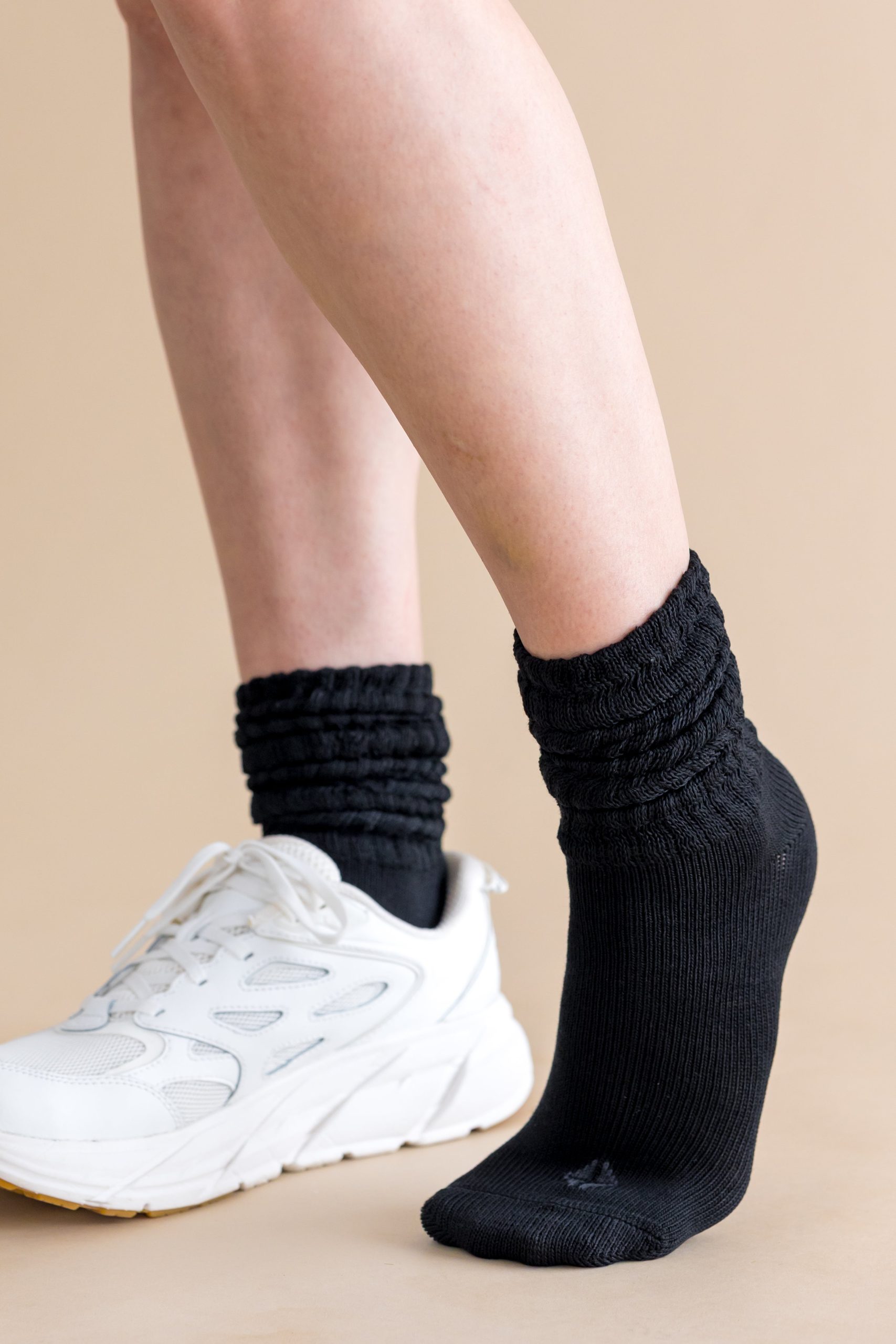 Adult Scrunch Socks in Midnight - Image 3
