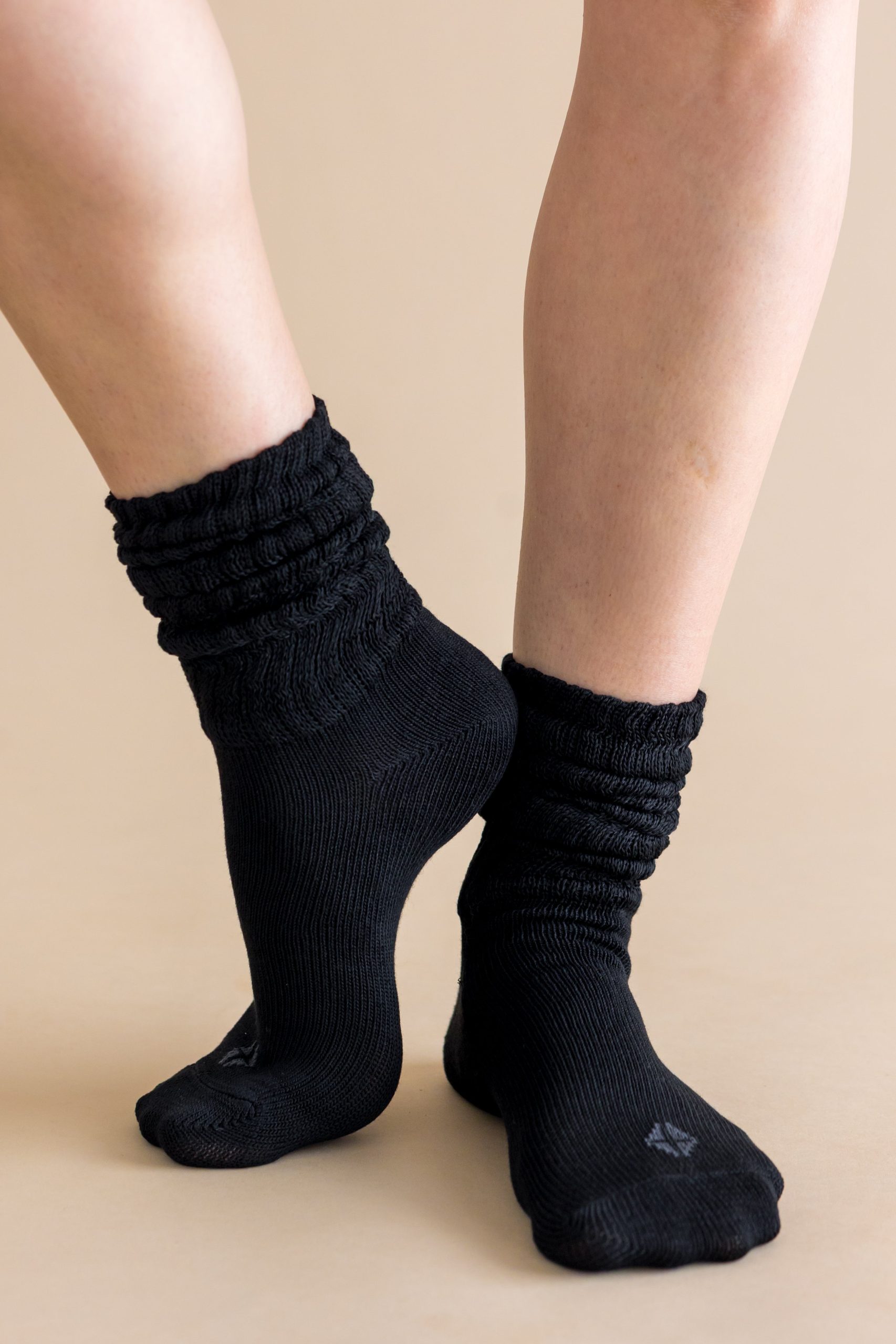 Adult Scrunch Socks in Midnight - Image 2