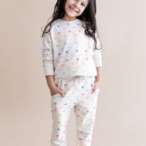 Long Sleeve Jogger Set in Pastel Mickey Mouse