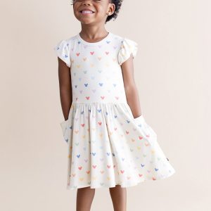 Pocket Dress in Pastel Mickey Mouse