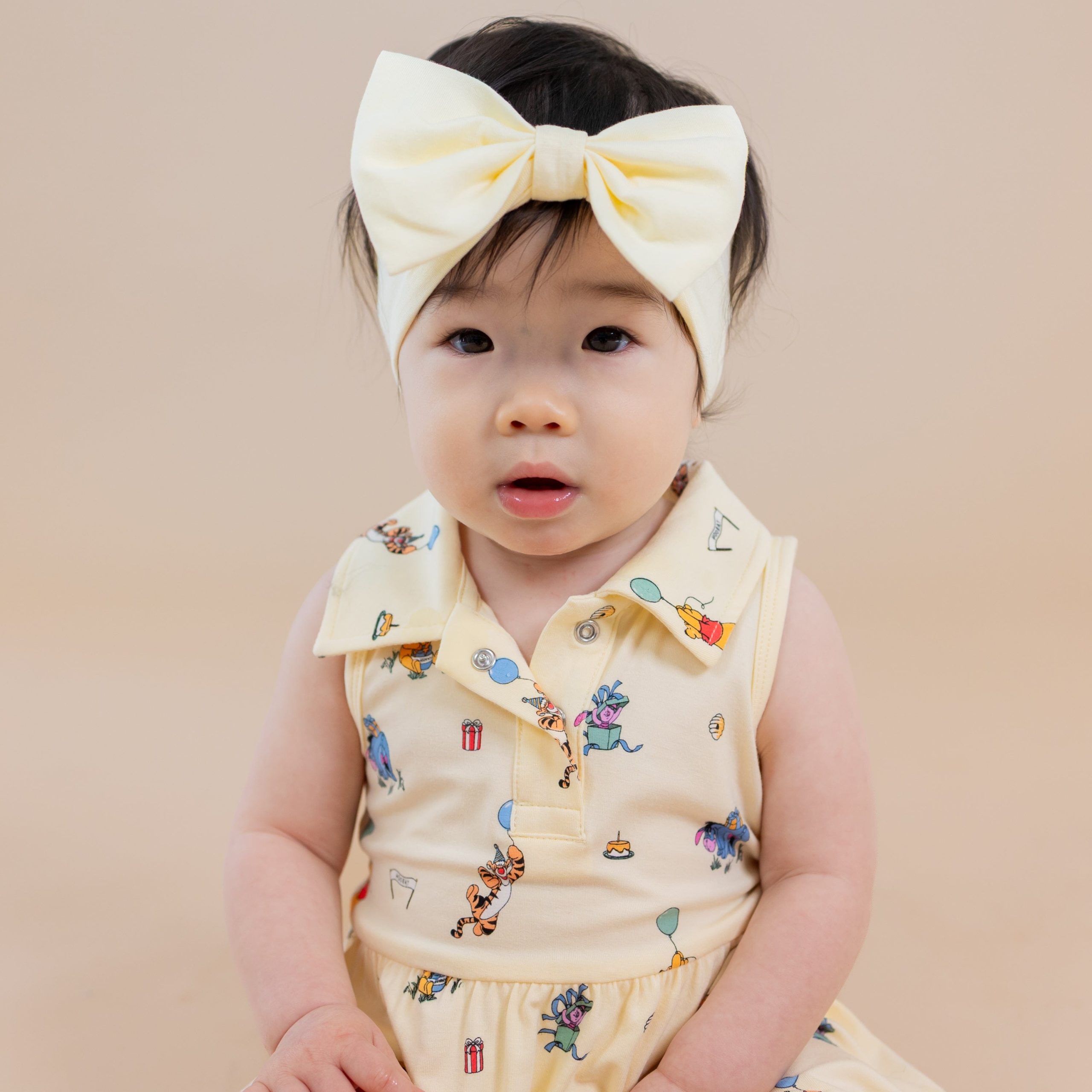 Polo Bodysuit Dress in Winnie the Pooh Celebration - Image 3