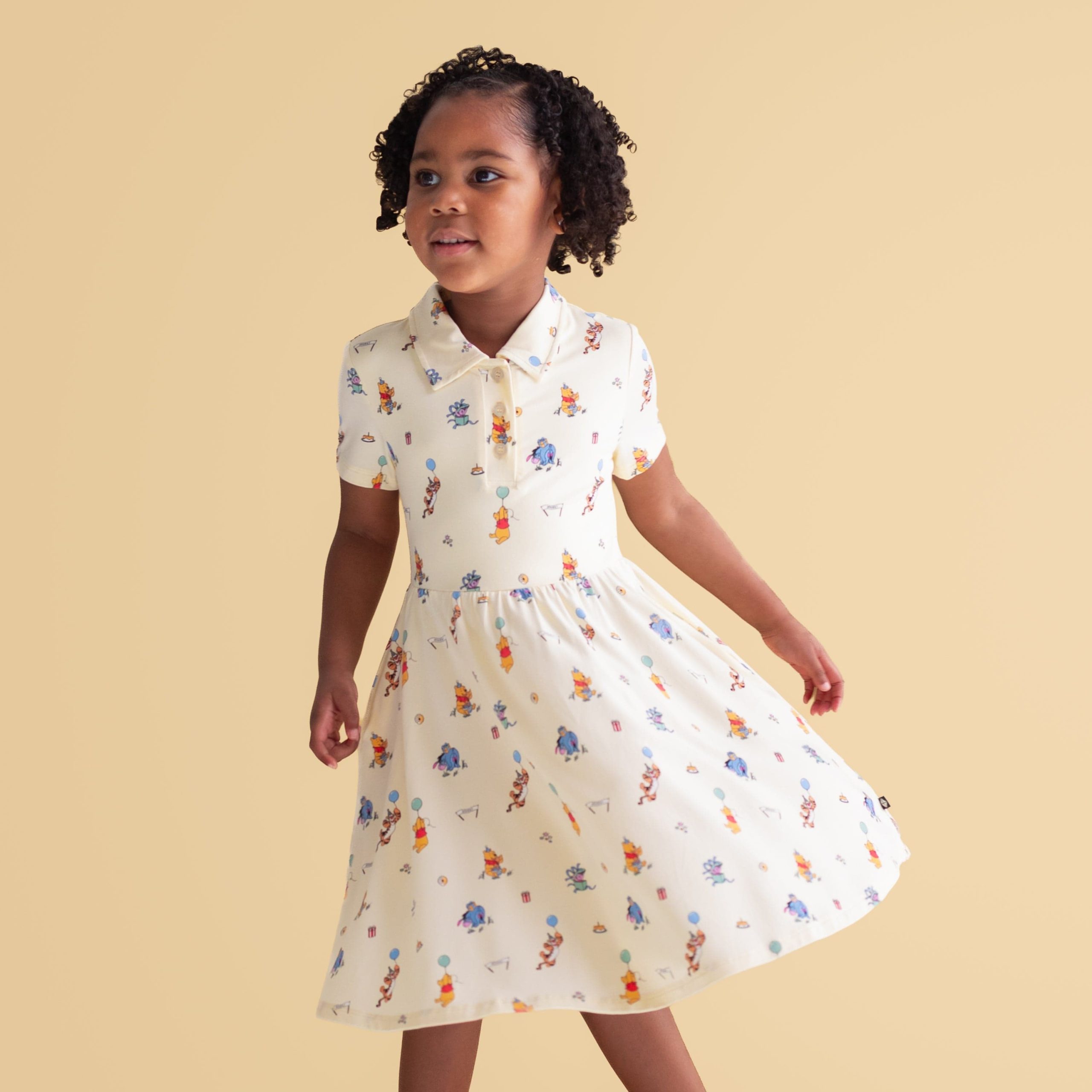 Polo Dress in Winnie the Pooh Celebration - Image 4