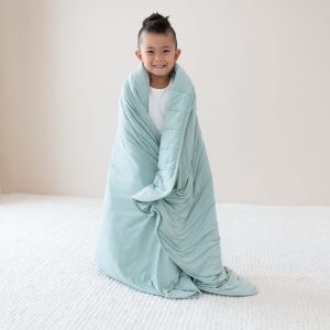 Youth Blanket in Sage 2.5