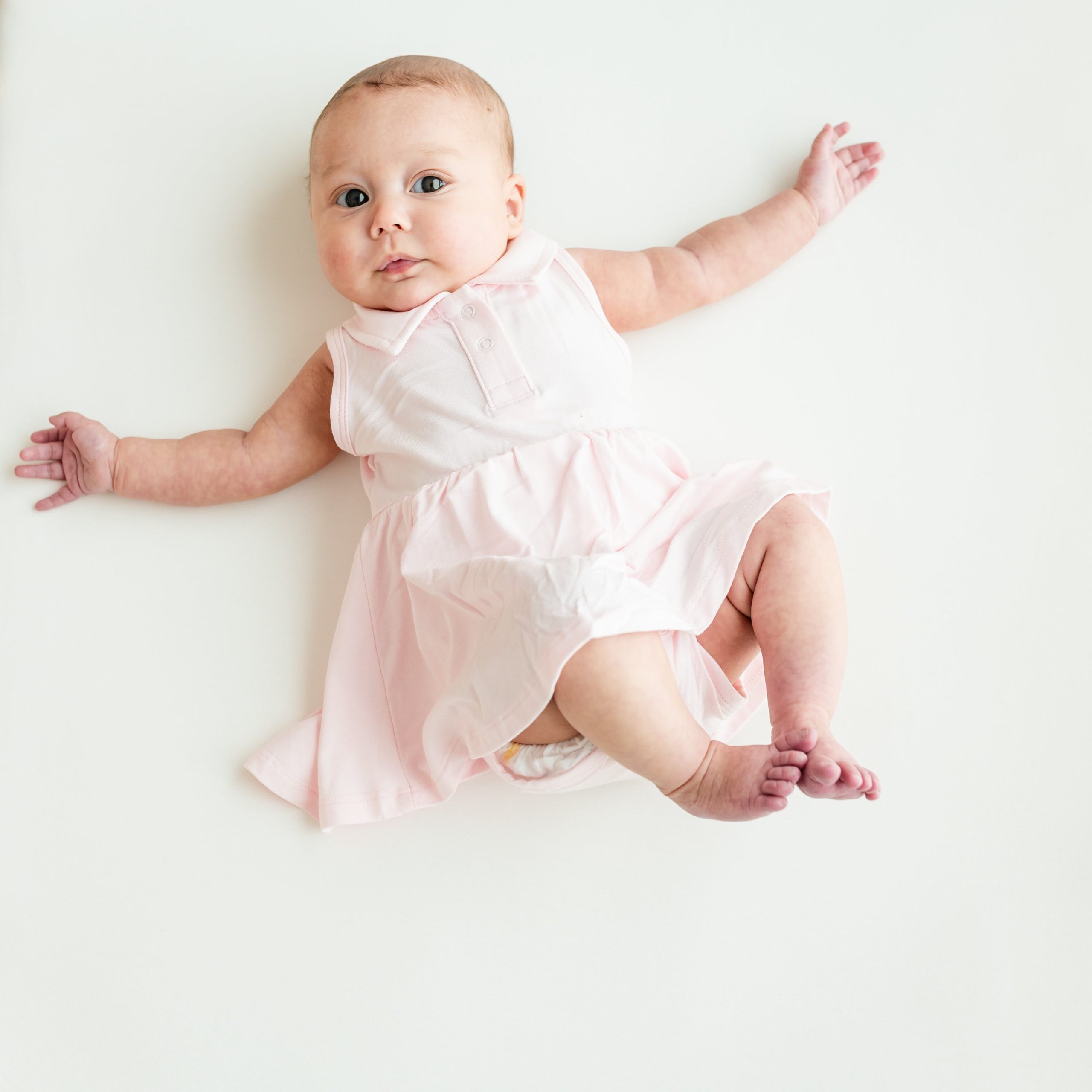 Polo Bodysuit Dress in Sakura - Image 3
