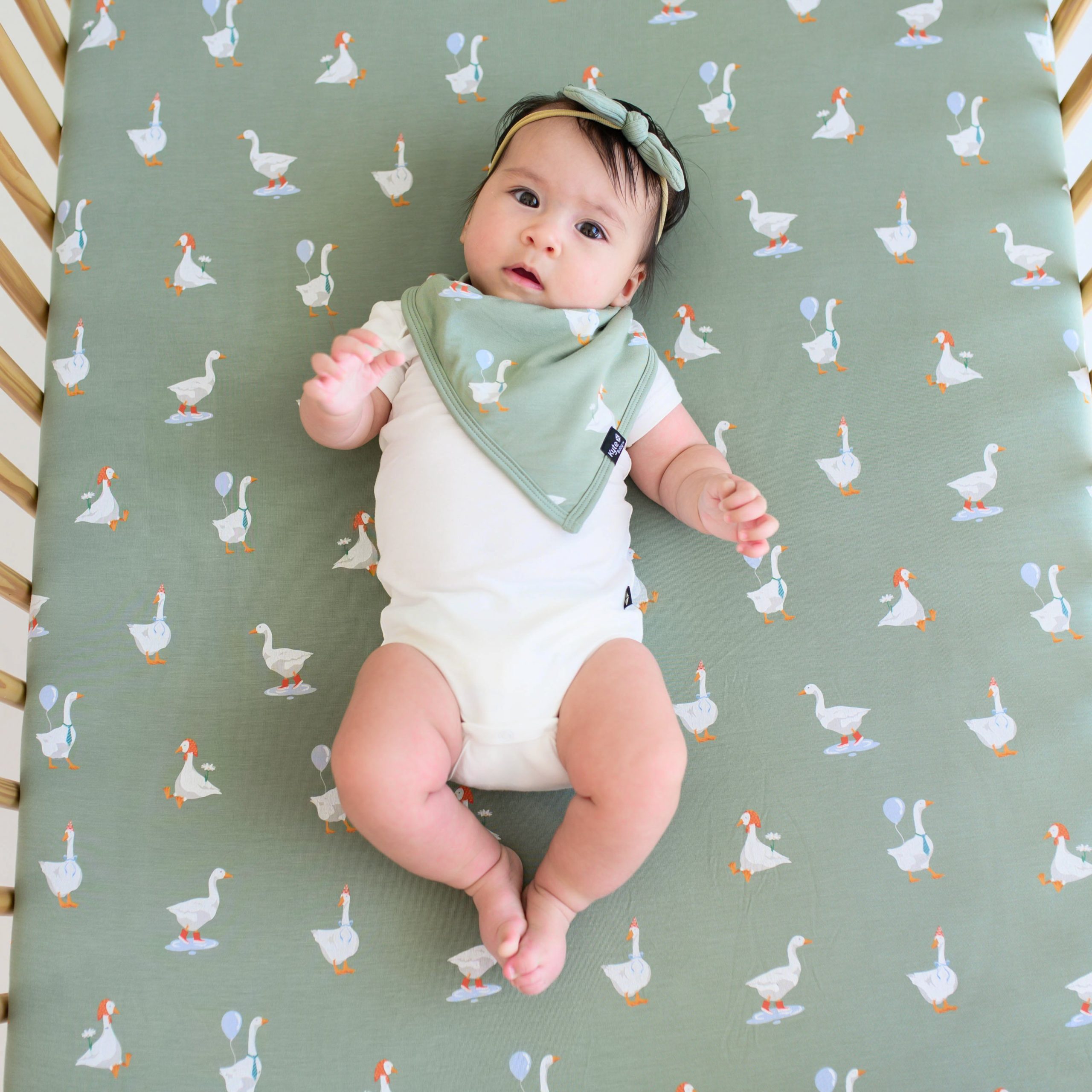 Crib Sheet in Silly Goose - Image 3