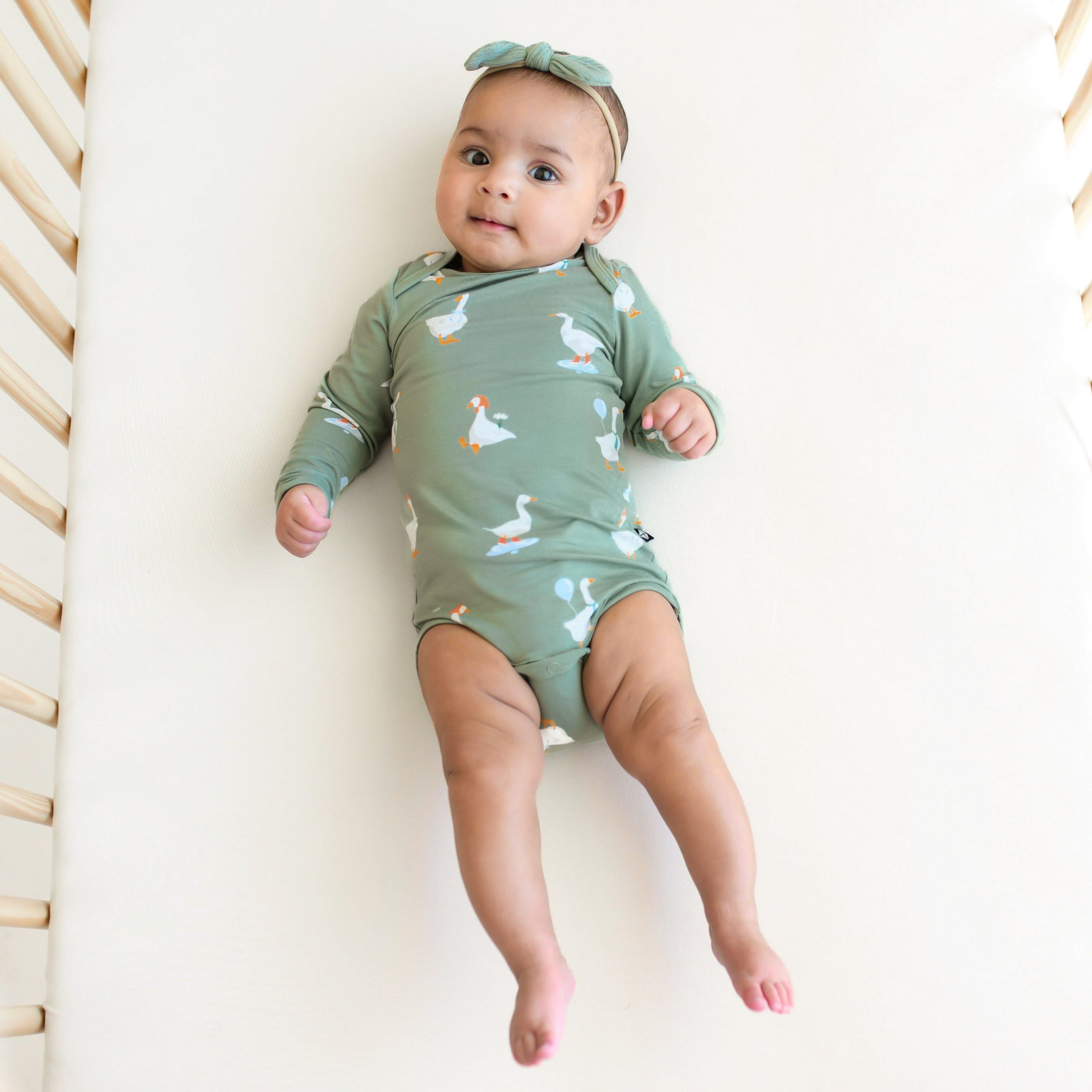 Long Sleeve Bodysuit in Silly Goose - Image 4