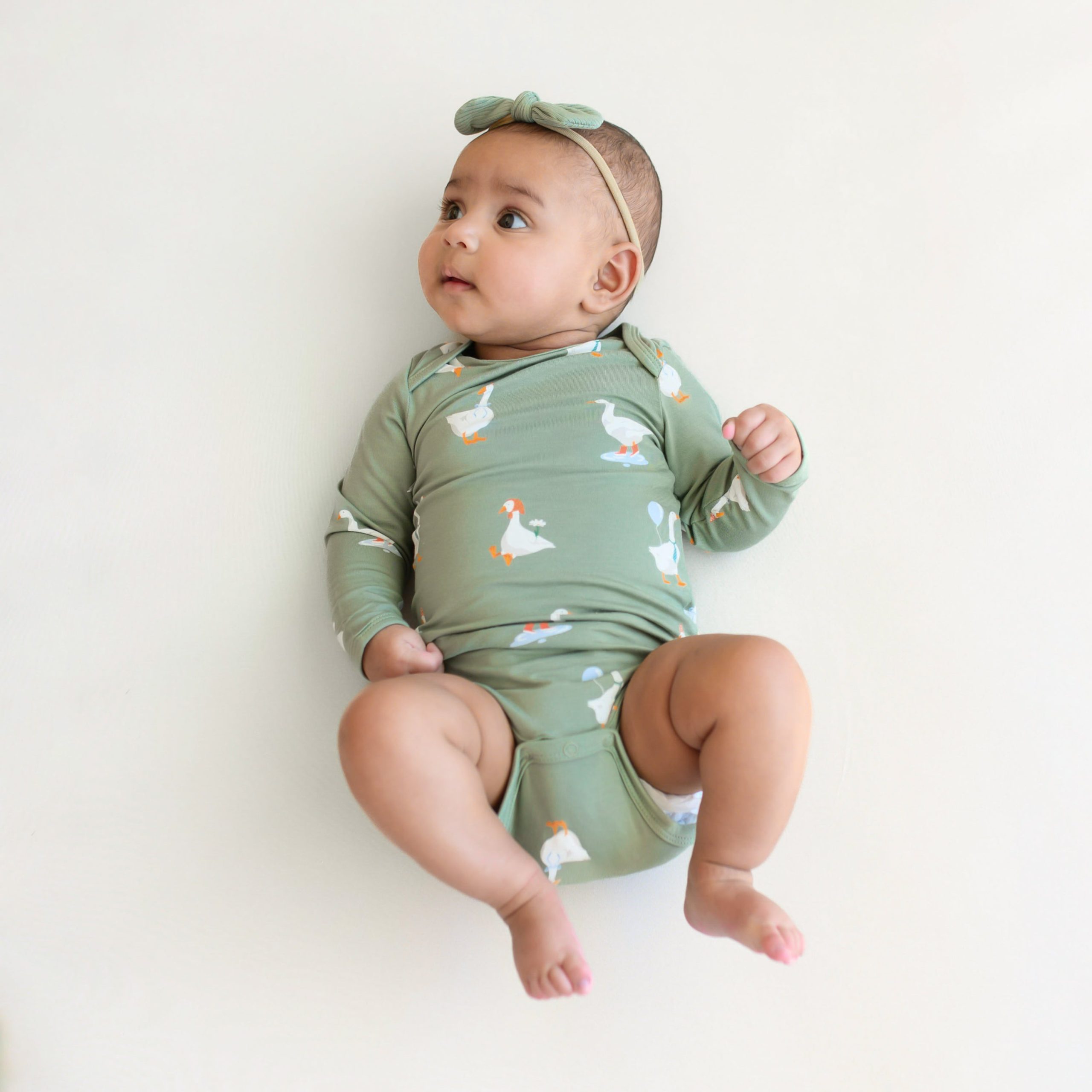 Long Sleeve Bodysuit in Silly Goose - Image 3