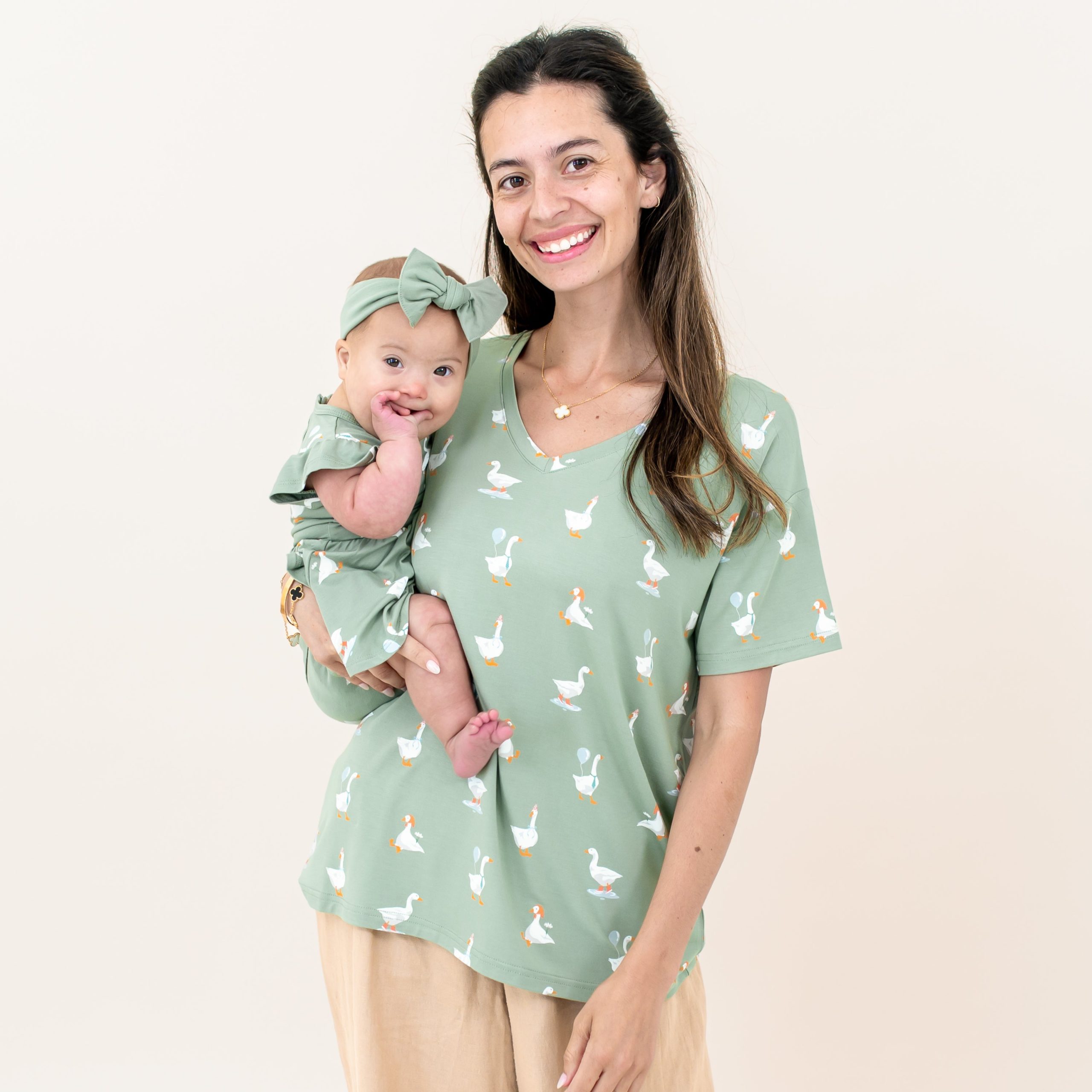Twirl Bodysuit Dress in Silly Goose - Image 3