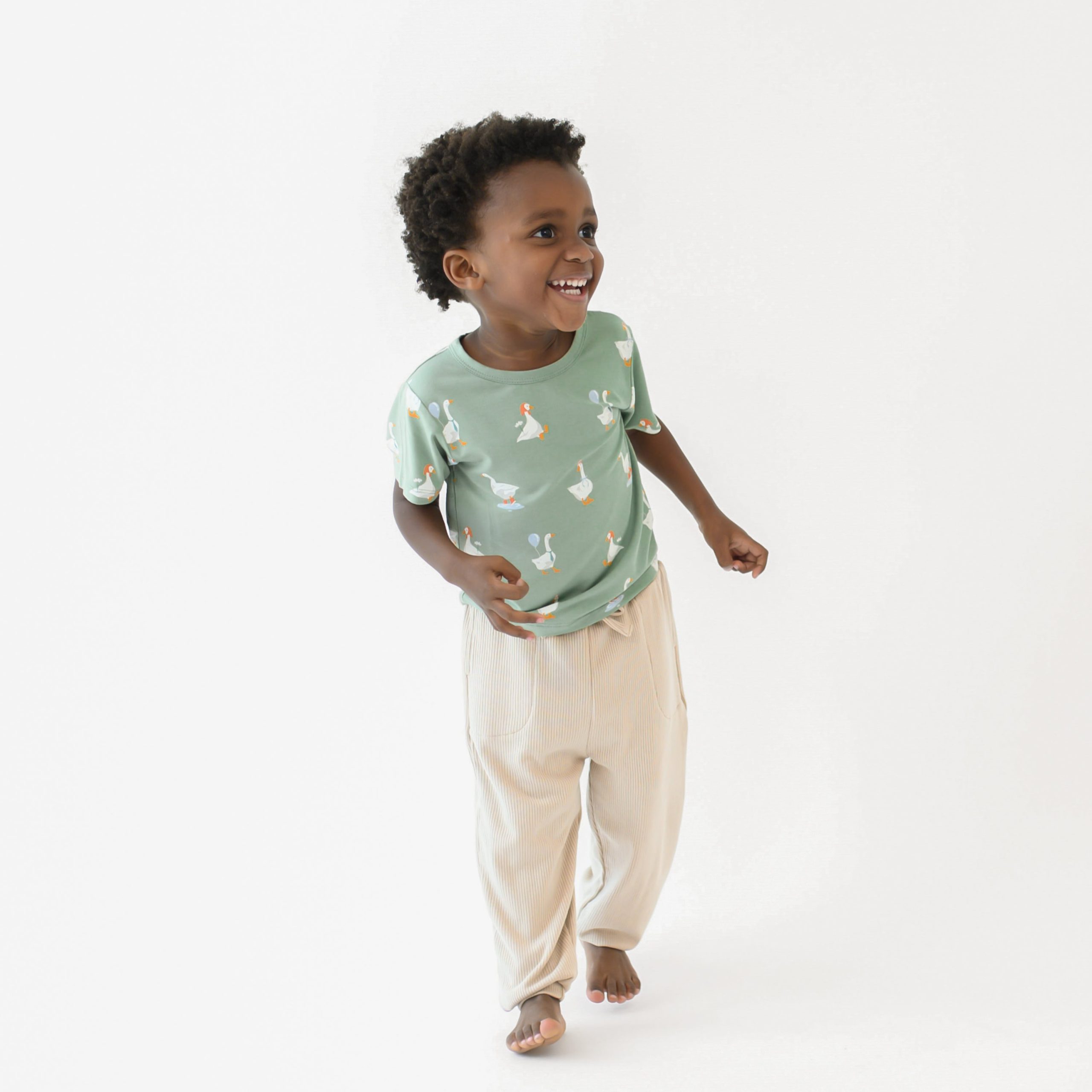 Toddler Basic Tee in Silly Goose - Image 4