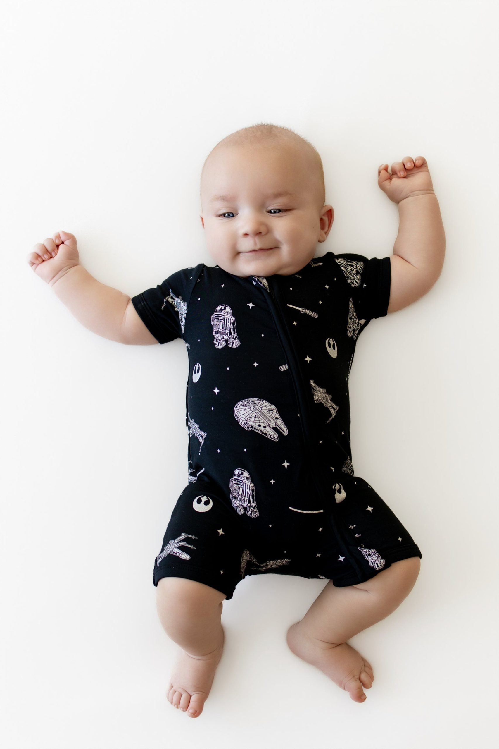 Zipper Shortall Romper in STAR WARS