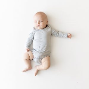 Long Sleeve Bodysuit in Storm