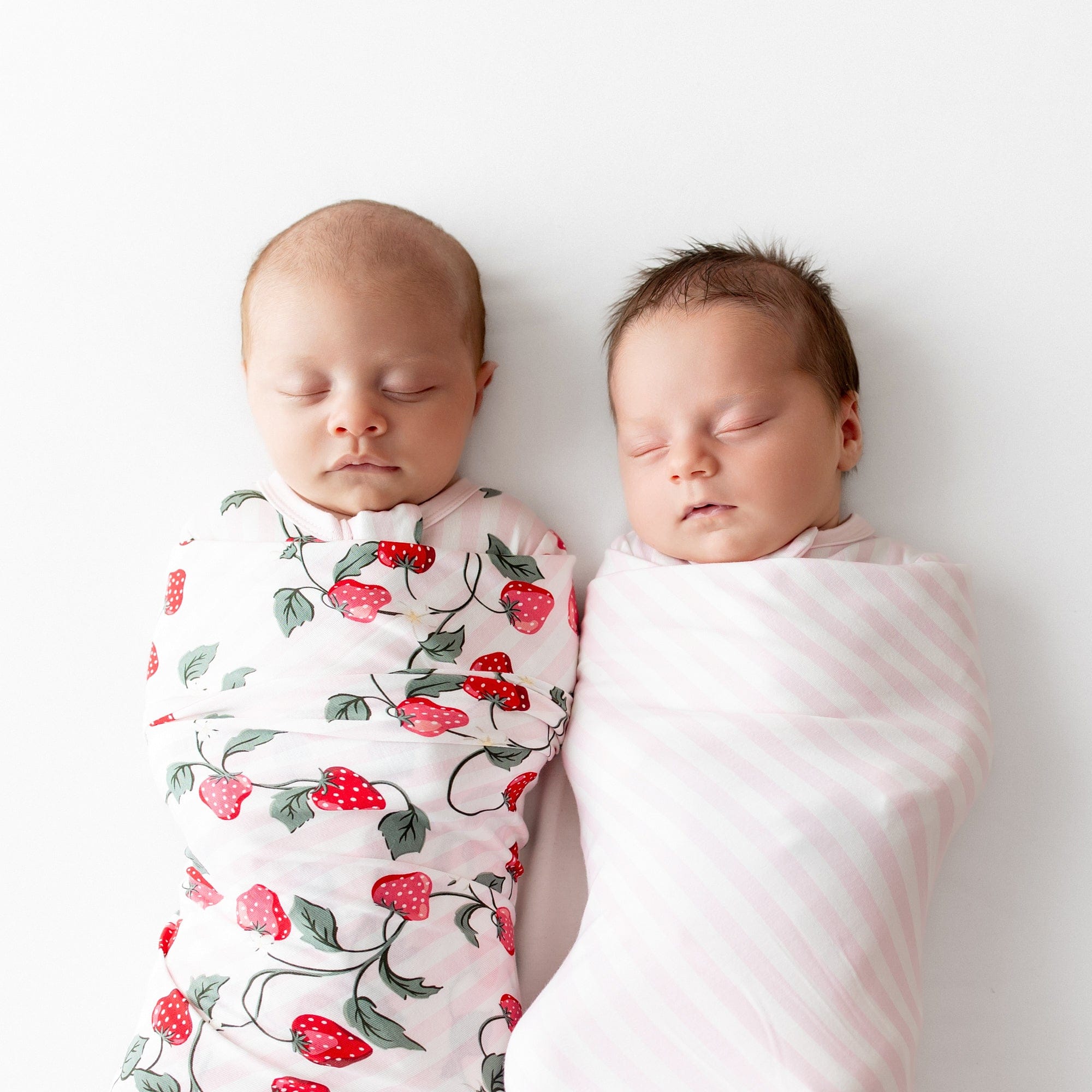 Swaddle Blanket in Strawberry Fields - Image 4