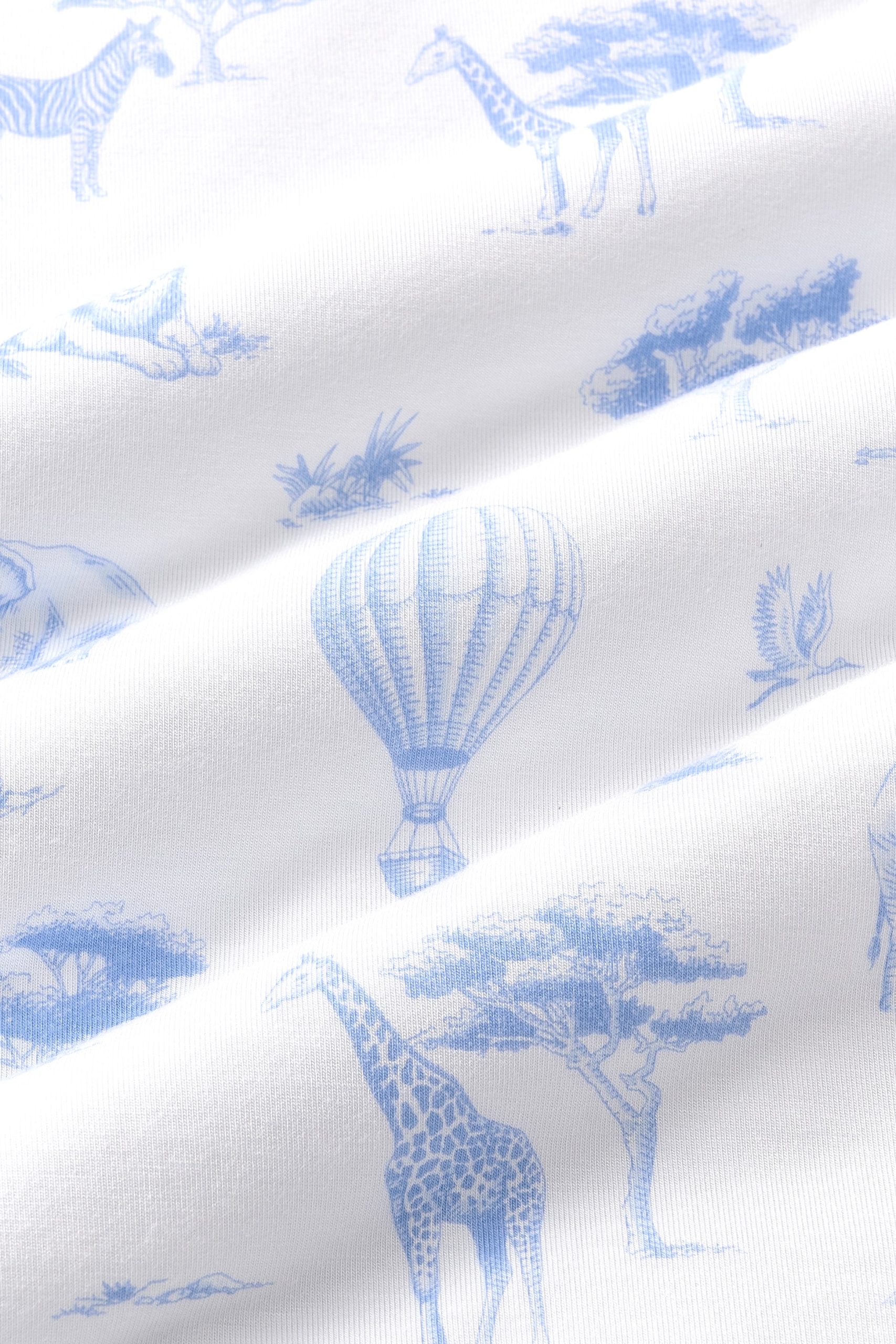 Baby Blanket in Toile Safari - Image 3
