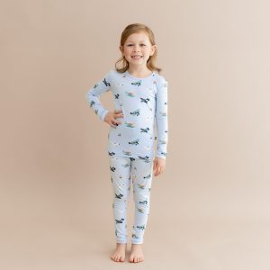 Long Sleeve Pajamas in Take Off