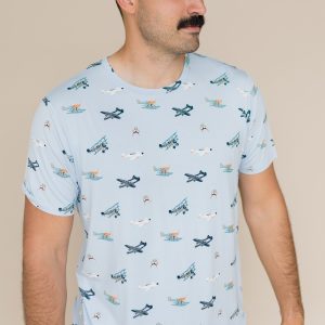 Men's Crew Neck Tee in Take Off