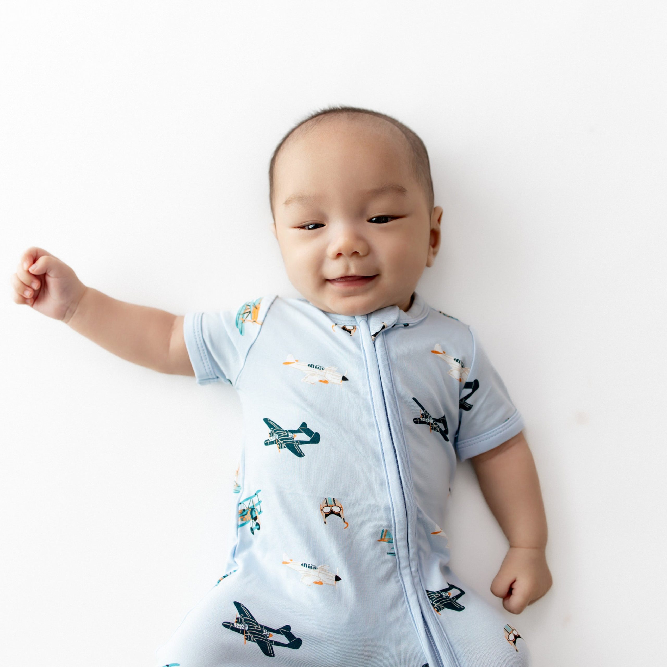 Zipper Shortall Romper in Take Off - Image 3