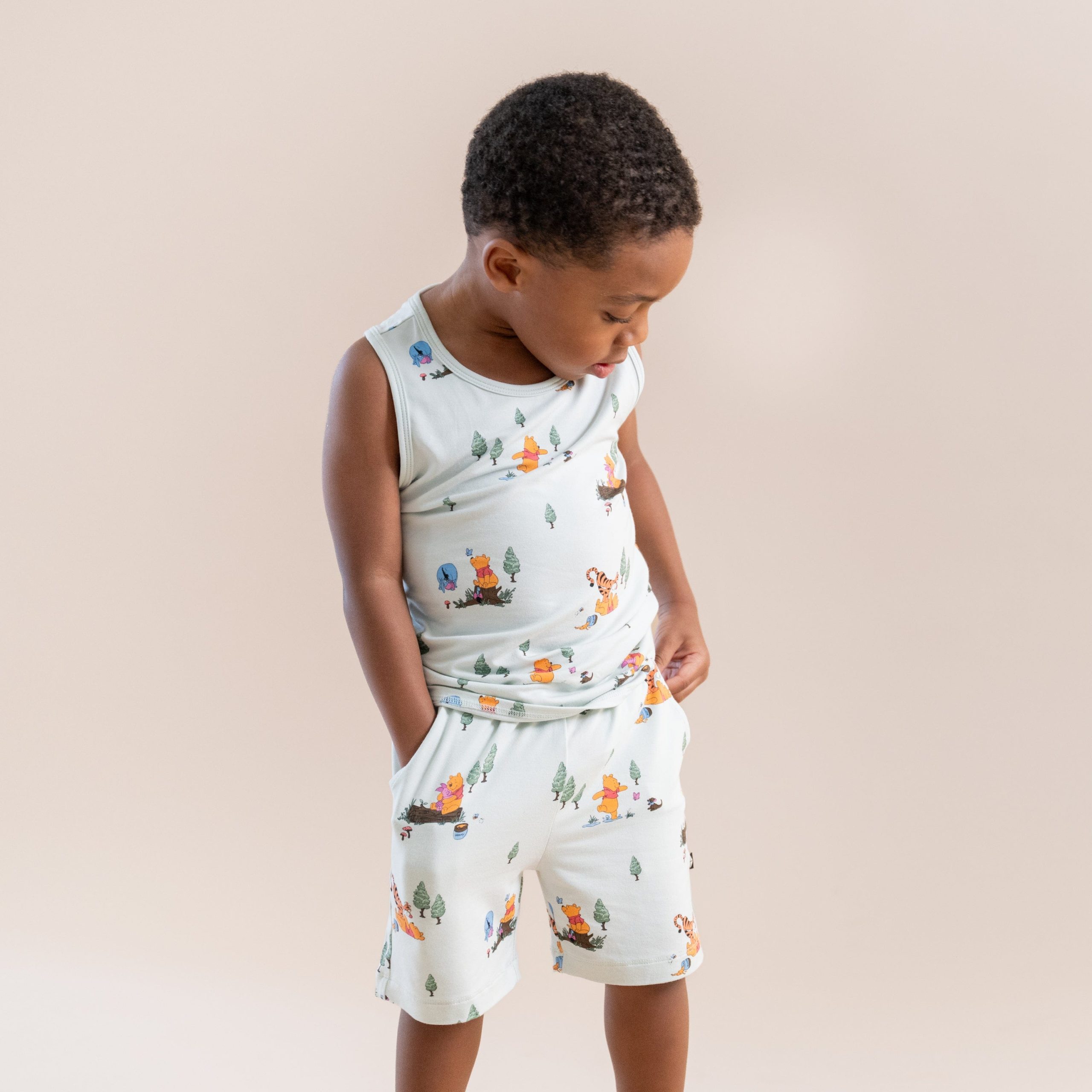 Toddler Tank Top in Winnie the Pooh Hundred Acre Wood - Image 3