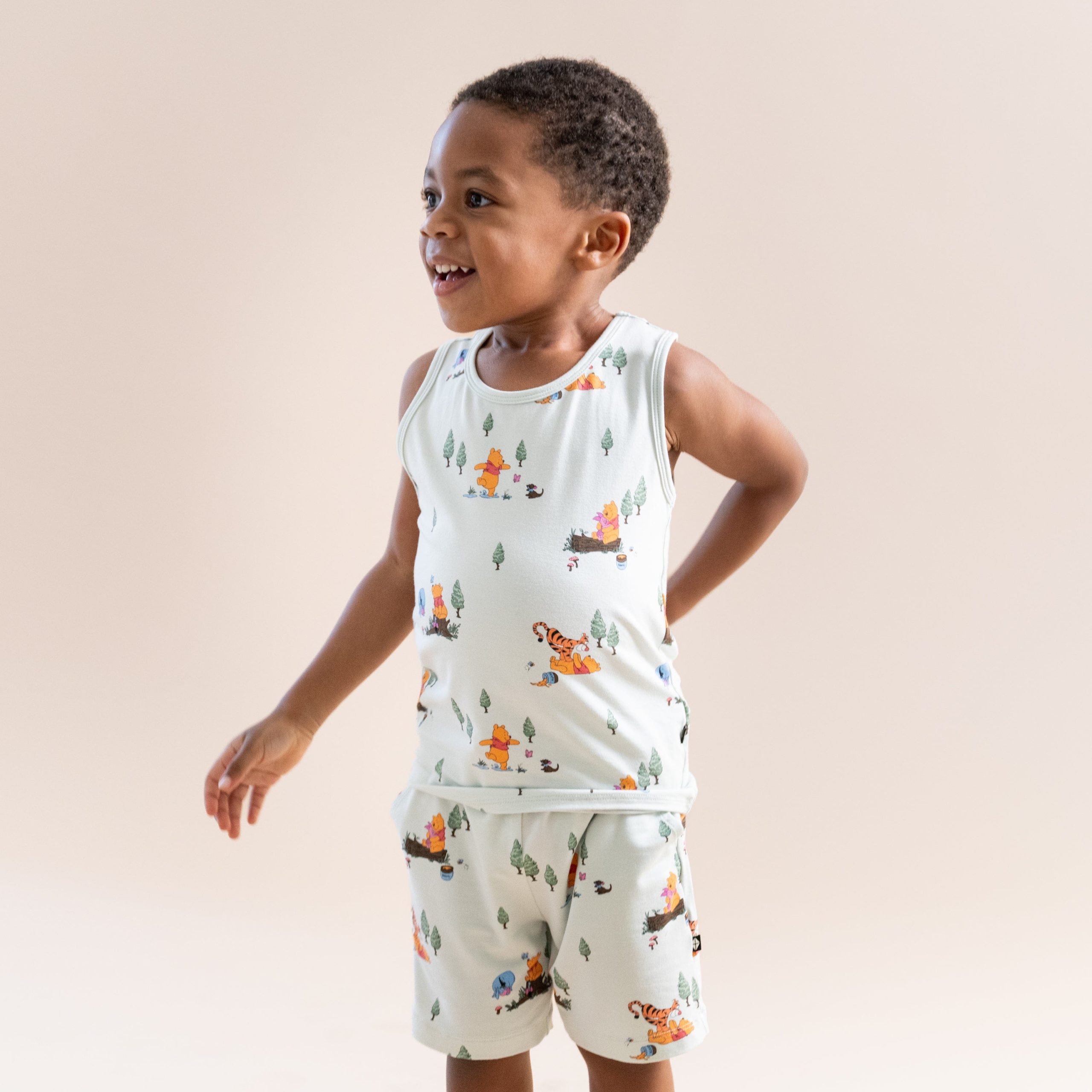 Toddler Tank Top in Winnie the Pooh Hundred Acre Wood - Image 4