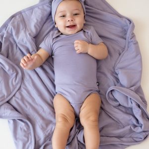 Baby Blanket in Taro 1.0