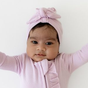 Ribbed Headwrap in Thistle