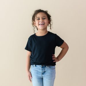 Toddler Basic Tee in Midnight