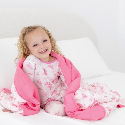 Toddler Blanket in Toile Ballet 1.0