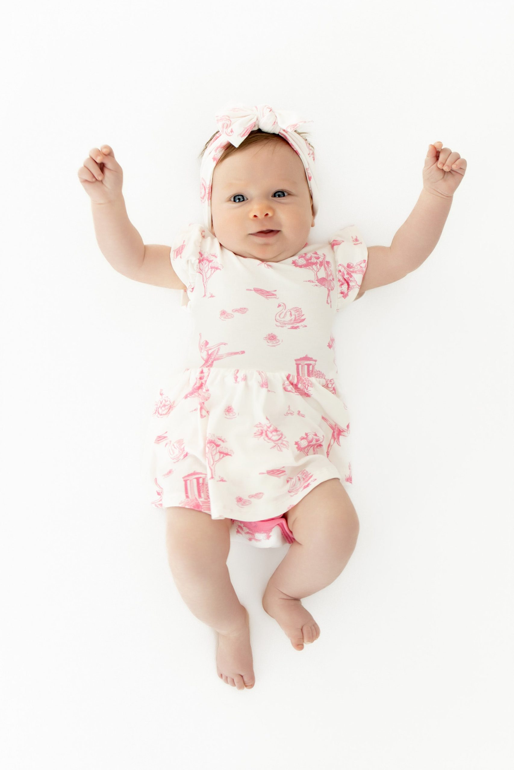 Twirl Bodysuit Dress in Toile Ballet - Image 3