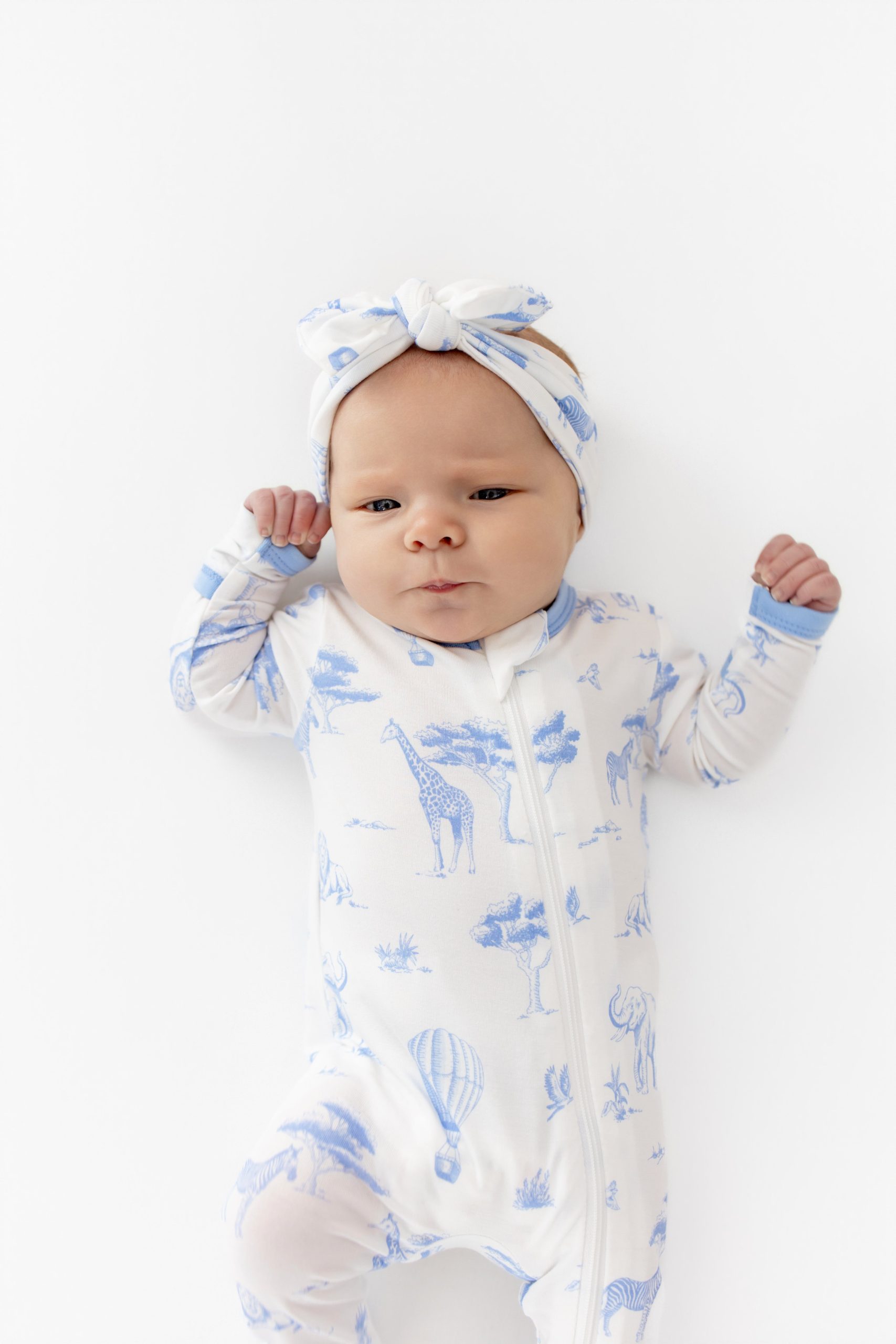 Zippered Romper in Toile Safari - Image 3