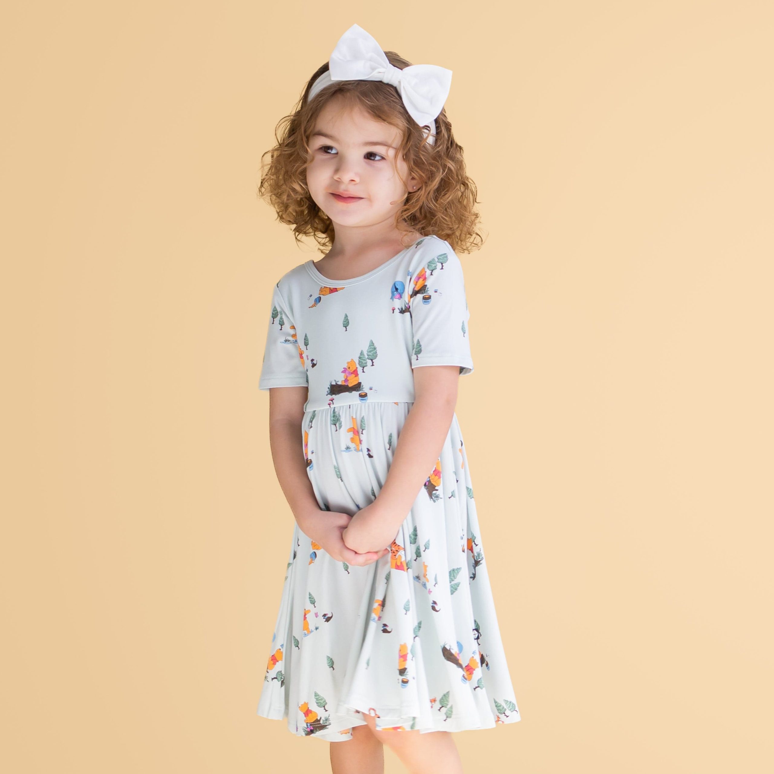 Twirl Dress in Winnie the Pooh Hundred Acre Wood - Image 3