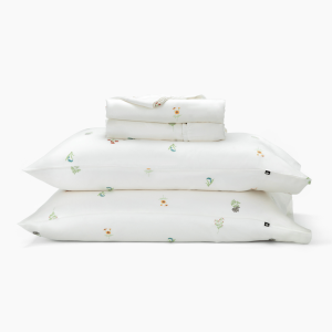 Bamboo Sateen Sheet Set in Wildflower