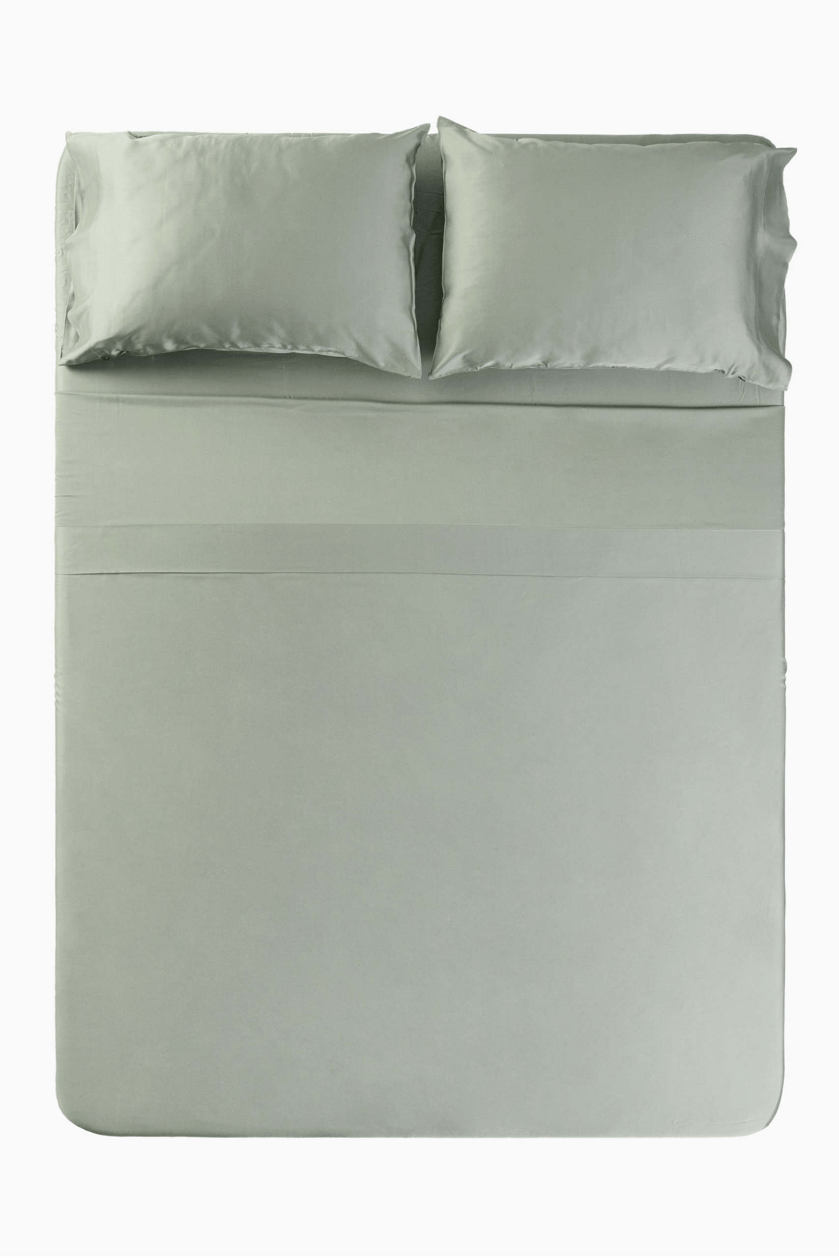 Bamboo Sateen Sheet Set in Eucalyptus - Image 6