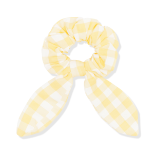Scrunchie in Gingham Chamomile