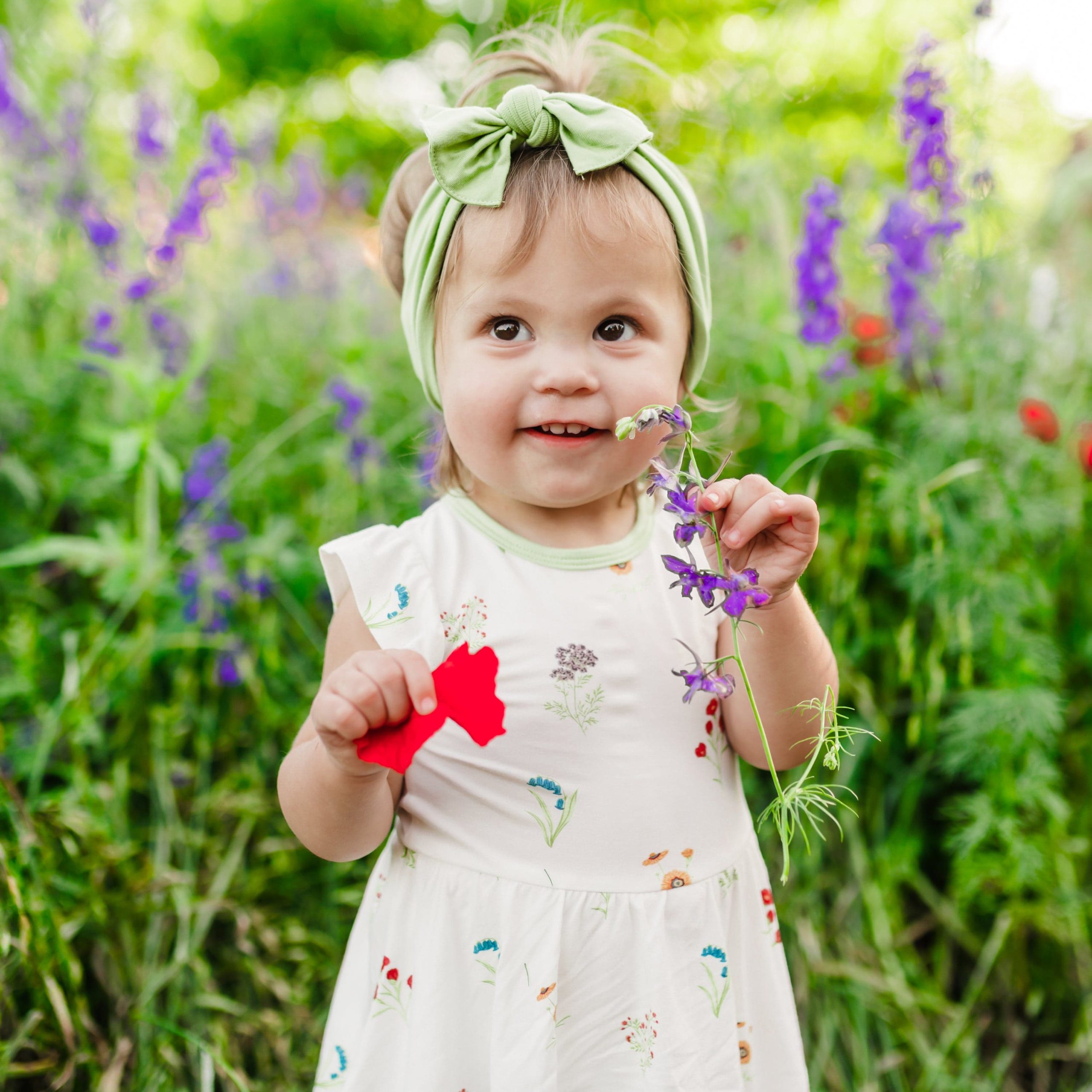 Twirl Bodysuit Dress in Wildflower - Image 3